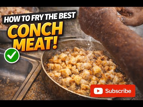 THIS IS HOW TO FRY THE BEST CONCH MEAT!!!
