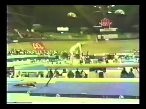 8th T HUN Monica Juhasznagy BB - 1985 World Gymnastics Championships 8.500