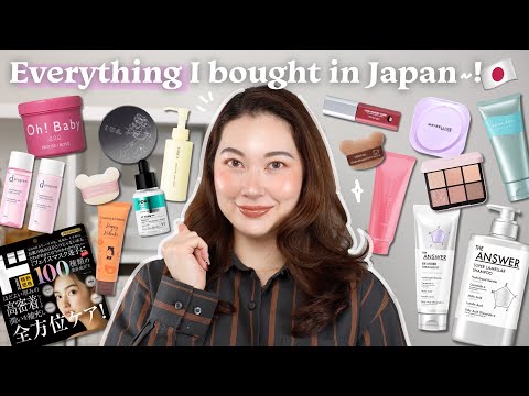 HUGE J-Beauty Haul! Skincare, makeup, hair, nails & more~ [Autumn 2025]