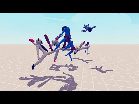 KICKBOXER MIXED Vs CUSTOM UNIT - TABS Totally Accurate Battle Simulator - 🔥 🔥