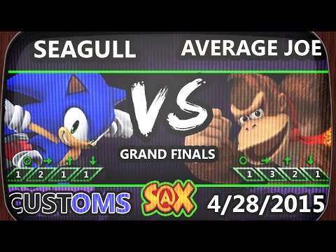 S@X Customs - NS | Seagull (Sonic) Vs. Average Joe (DK) - Grand Finals - Smash Wii U