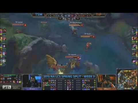 TSM Wildturtle Awesome Steal Dragon With Jinx R vs TIP 2015 NA LCS Spring