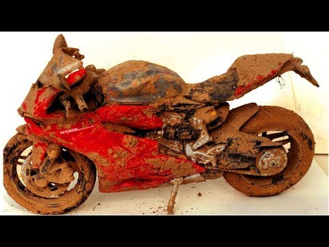 Restoration of an old Ducati 1199 Panigale motorcycle ( model ) | Restore a small Ducati  motorcycle Video
