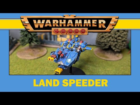 Metal Space Marine Land Speeder Restoration Warhammer 40k