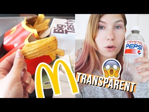 JE GOÛTE LE PEPSI TRANSPARENT ET TEST D'UN MCDO ÉTRANGER, Journée au luxembourg,