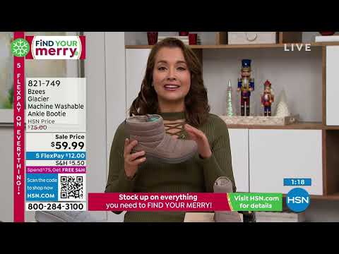 Bzees Glacier PullOn Machine Washable Ankle Bootie