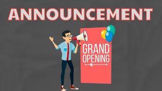 What Does ANNOUNCEMENT     Means || Meanings And Definitions With Exam