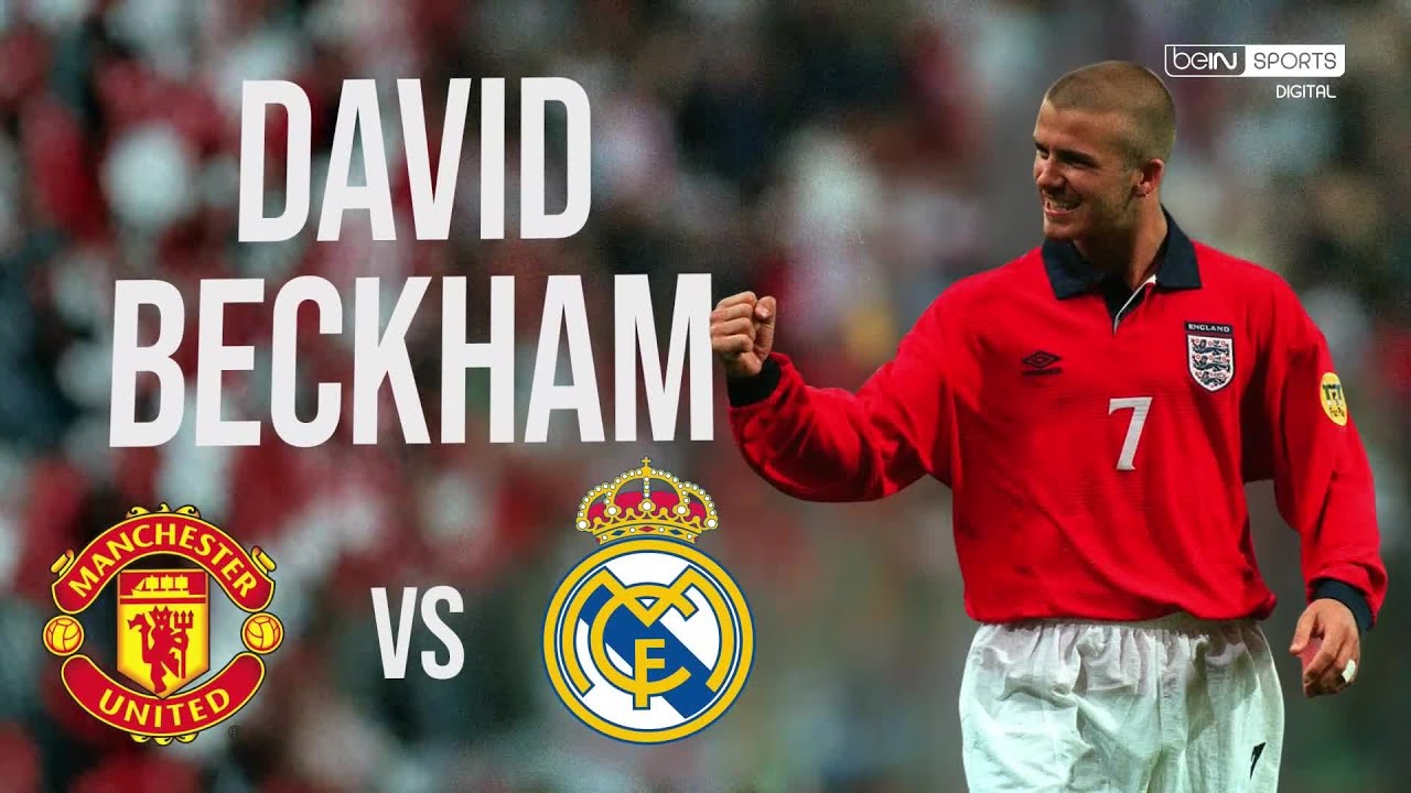David Beckham’s Stunning Free-Kick vs Real Madrid | Best Champions League Goals