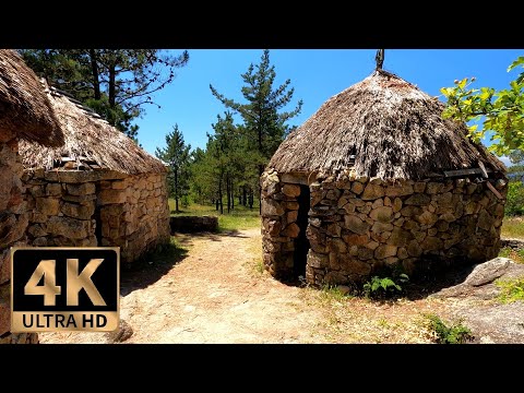 Archaelogical Park Virtual Tour, Celtic Settlements, Petroglyphs, Ancient Tombs, 4K Galicia UHD
