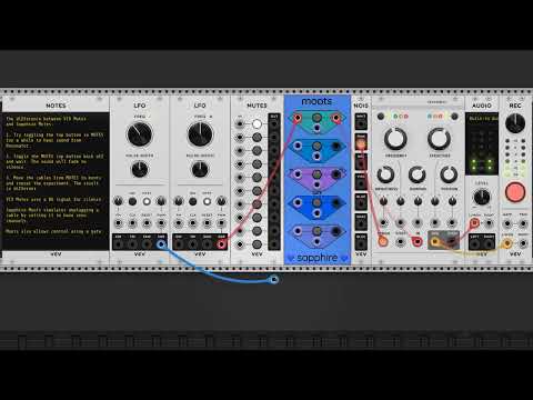 Demo of Sapphire Moots (VCV Rack module)