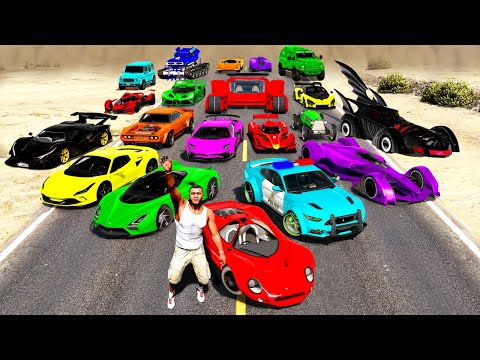 Collecting 25+ SECRET & RARE CARS in GTA 5! (Movie)