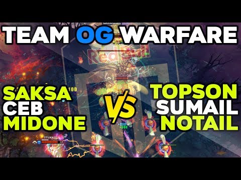 OG NEW TEAM FULL CIVIL WAR - Topson, SumaiL, N0tail vs Saksa, Midone, Ceb - EPIC TI WINNER Battle