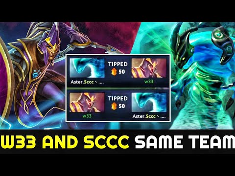 When W33 and SCCC meet in same TEAM in Pub - Moon Shard Build silencer 7.24 Dota 2
