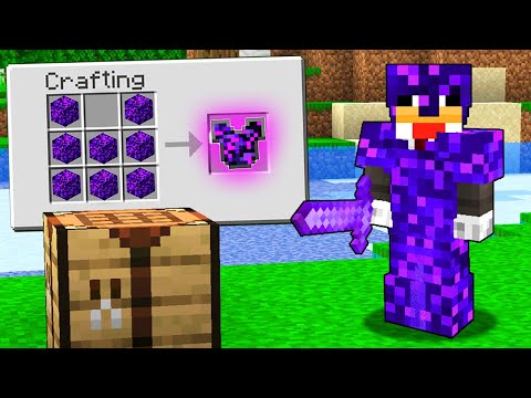 COME FARE L'ARMATURA DI OSSIDIANA - Minecraft ITA