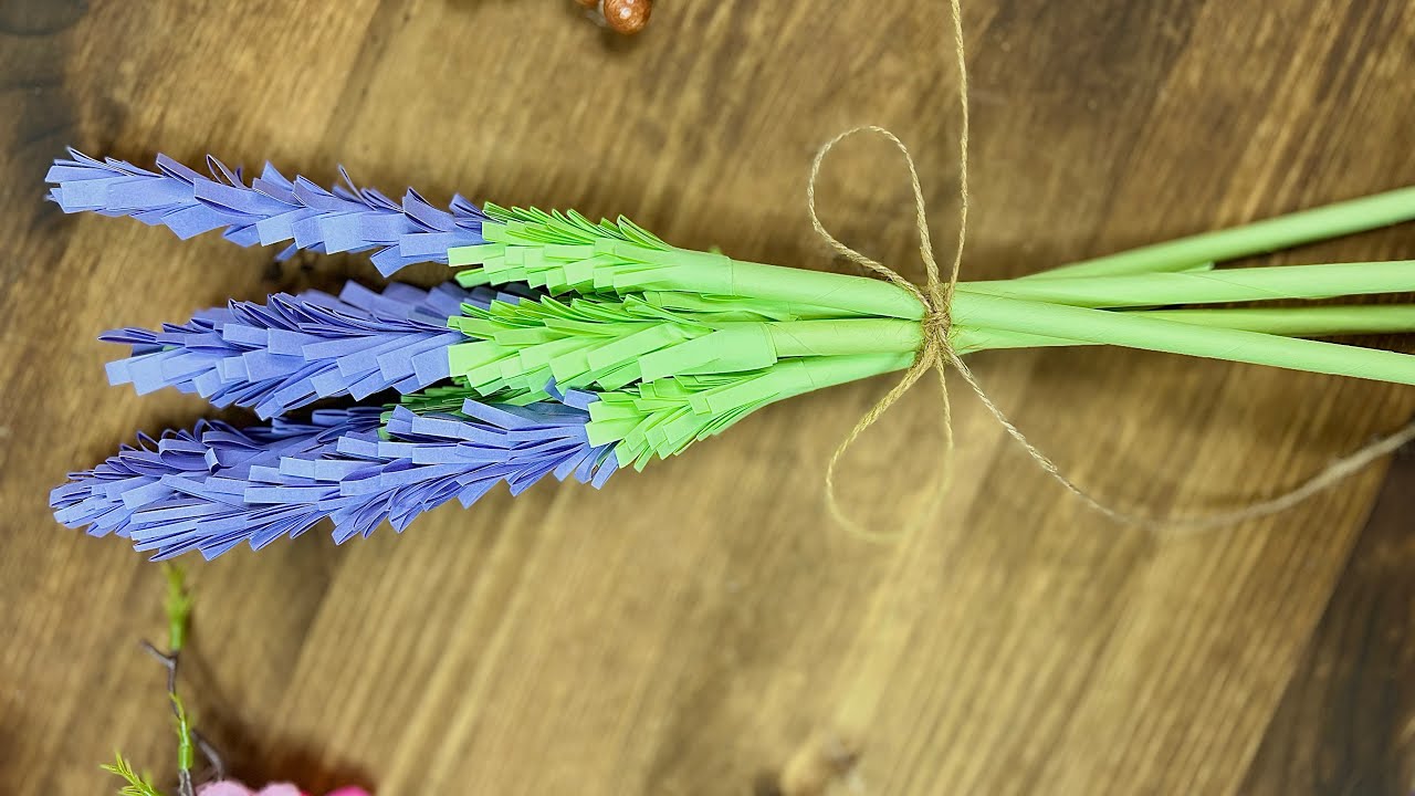 Easy and Beautiful Paper Lilac Flower Craft | How to Make a Paper Lilac Flower