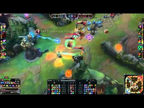 SKT T1 Faker   LeBlanc vs Zed   KR LOL SoloQ Highlights