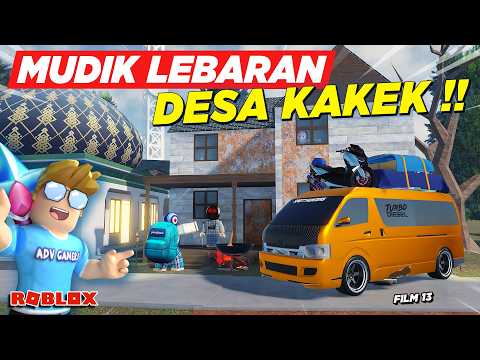 MUDIK LEBARAN KE RUMAH KAKEK NAIK MOTOR TERSESAT DI DESA MISTERIUS !! RDID ROLEPLAY FILM - Roblox