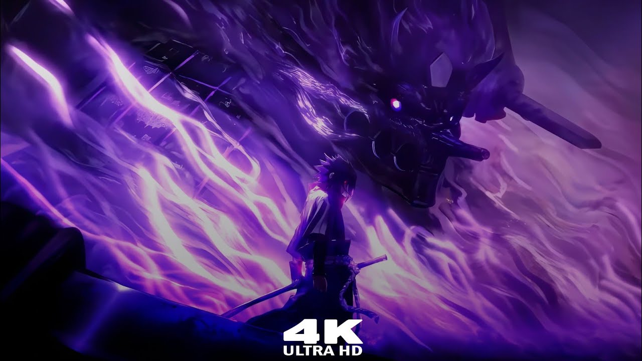 2 Hours loop 4k Sasuke Uchiha And Susano Aura Live Wallpaper & Screensaver #anime #livewallpaper