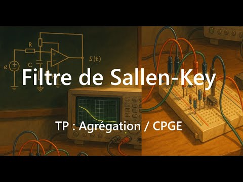 Filtre Sallen-Key TP : Agrégation / CPGE