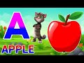 One Two Three 1 To 100 Counting ABCD A For Apple 123 Numbers Learn To Count Alphabet A To Z
