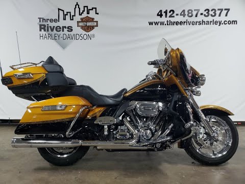 2015 Harley-Davidson® CVO™ Ultra Limited Two-Tone Gold Rush / Carbon Dust