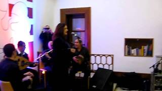 Francoise Atlan & the Ashdod's Andalusian Orchestra at the French Ambassador in Israel's residence.