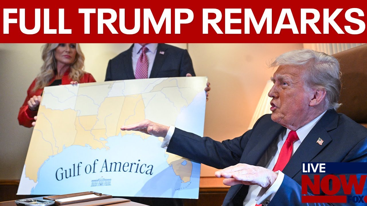 President Donald Trump on Gulf of America, Putin & tariffs |  LiveNOW from FOX
