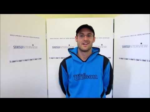 SEKISUI OPEN 2013 Interview Nicolas Mueller