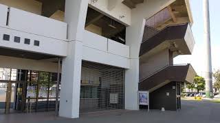 20190827 スタルヒン球場(花咲スポーツ公園硬式野球場) 正面玄関付近