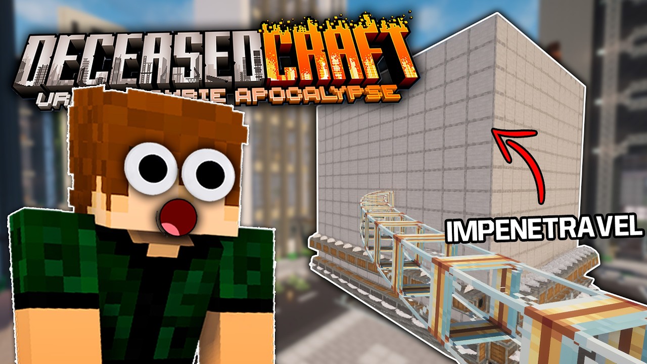 A FORTALEZA IMPENETRAVÉL CONTRA HORDAS!!!! - Minecraft DeceasedCraft E16 (1.20.1)
