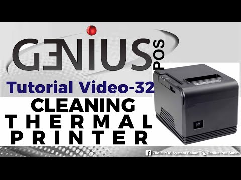 Genius POS Advance Tutorial 32 Cleaning Thermal Printer