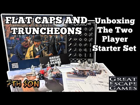 FLAT CAPS & TRUNCHEONS - Unboxing The Two Player Starter Set for The Chicago Way