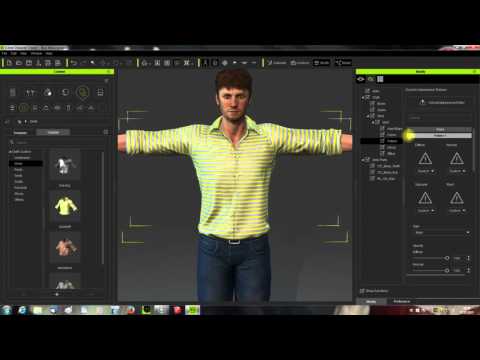 Iclone Charackter Creator Kleidung Teil 2 Tutorial Deutsch