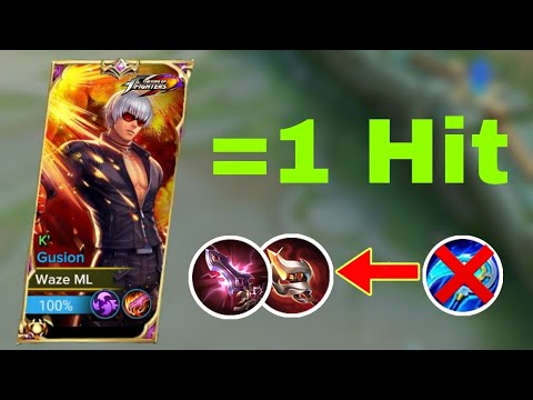 GUSION SAVAGE GAMEPLAY WITH THIS NEW BEST BUILD & EMBLEM!🔥 (auto delete)