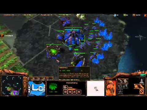 Starcraft 2: Zerg Vs Protoss 1 base all in eazy win every time
