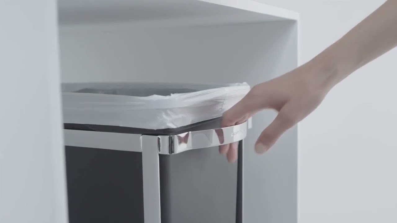 SIMPLEHUMAN UNDER COUNTER PULL-OUT BIN 30L