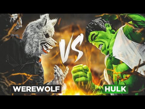 Werewolf Vs Hulk!! Marvel Monster Showdown!