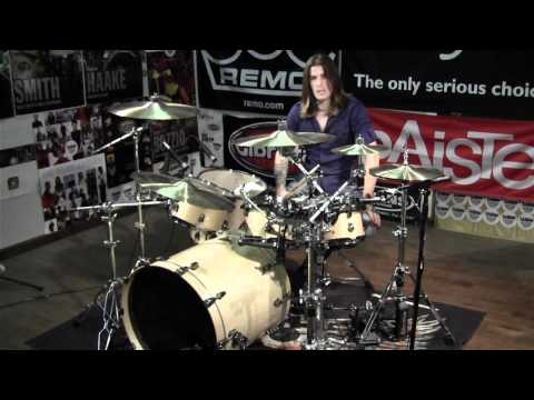 Greenbrier Ludwig EPIC Funk Maple/Birch- Natural 6pc Drum Solo/Demo, Sabian HHX Legacy Cymbal Set