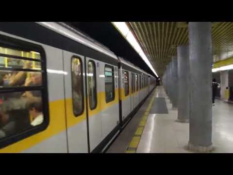 Milan Metro Line 3 train at Turati