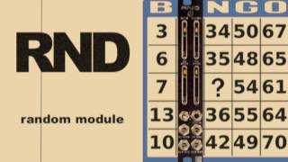 Video thumbnail for Synthrotek RND Eurorack Module - Full Demo CV Random & CV Clock by synthrotek