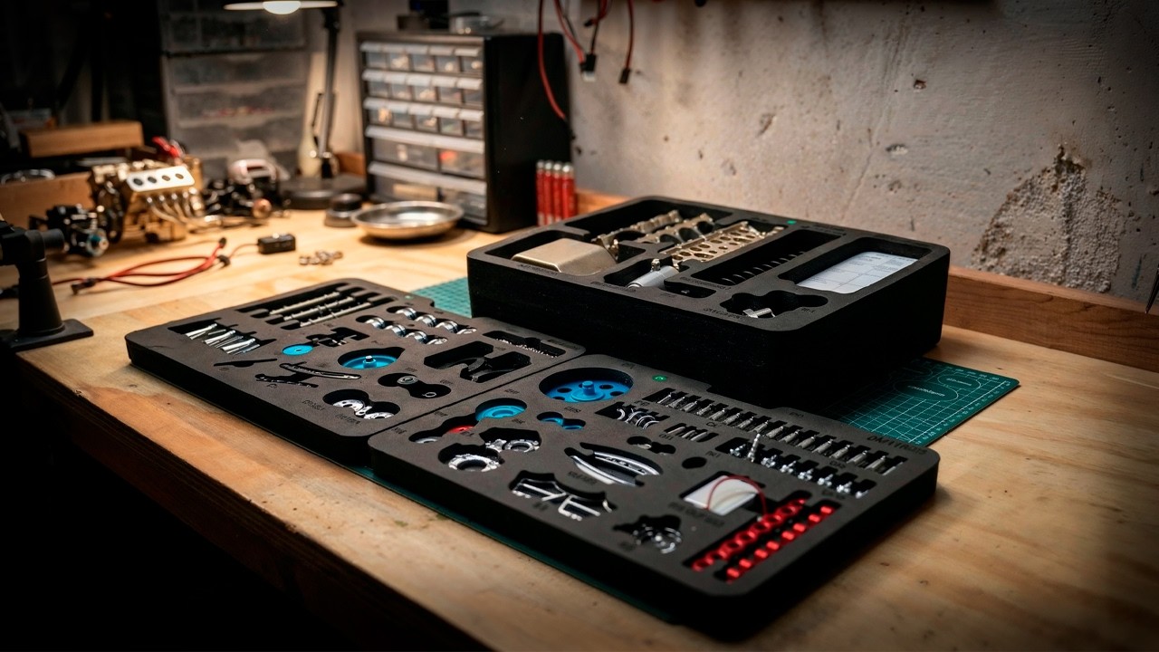 Building This All-Metal V8 Engine is SO RELAXING (Build & Run)