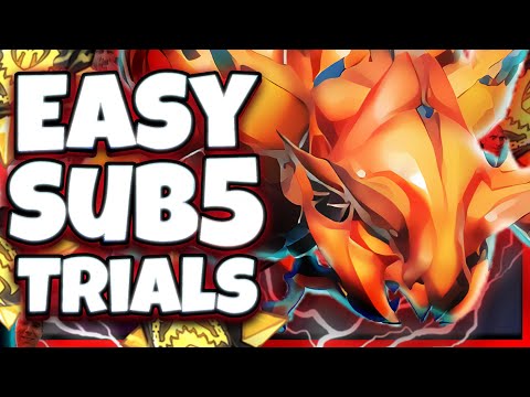 Dauntless Kharabak trials - EASIEST sub 5 build and guide