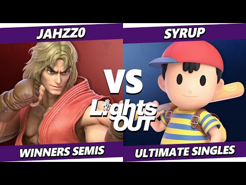 Lights Out TOP 8 - Jahzz0 (Ken) Vs. Syrup (Ness) Smash Ultimate - SSBU