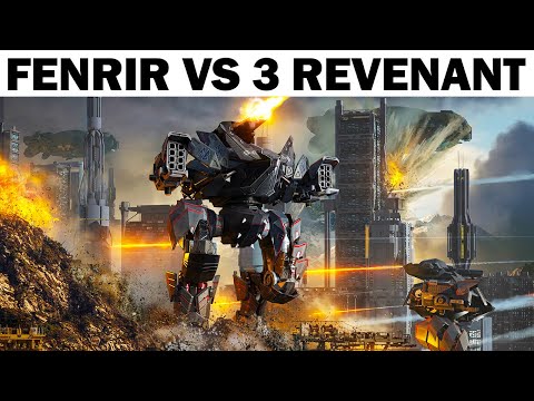 FENRIR VS 3 REVENANT | WAR ROBOTS