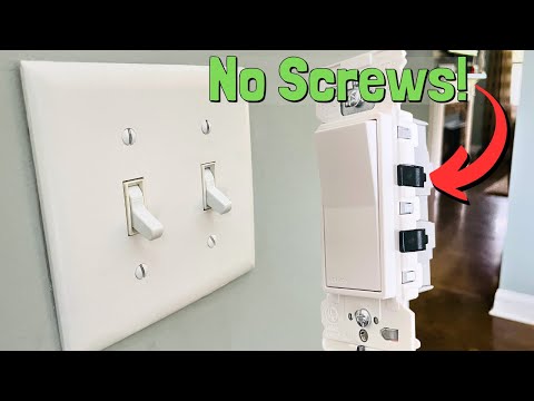 How To Replace a Light Switch With THE Safest and Fastest Switch Available! Leviton Decora Edge