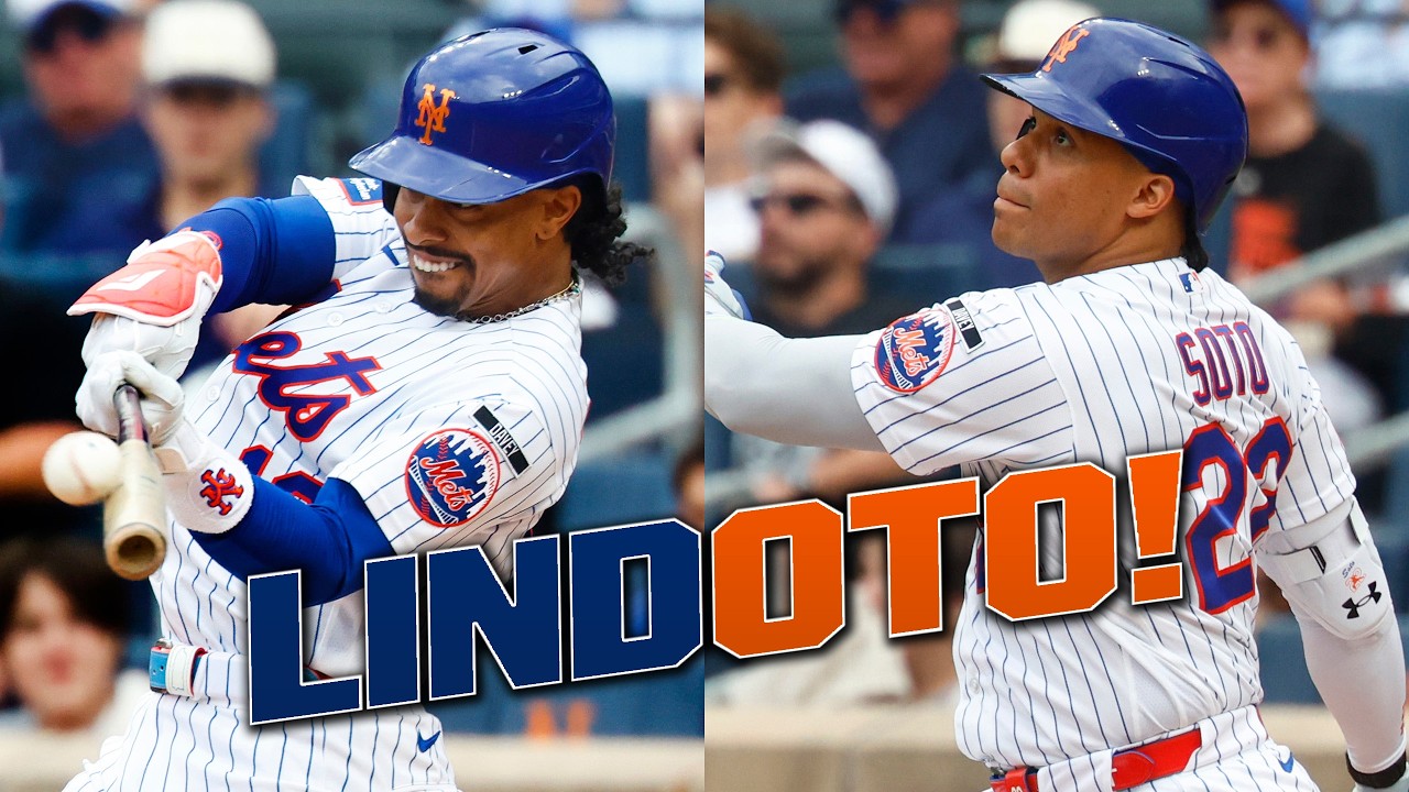 Francisco Lindor and Juan Soto mash BACK-TO-BACK HOMERS in the 1st inning for the Mets! 🍎✌️
