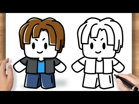 How to Draw Cute Bacon Hair Roblox | 99 Nights In The Forest