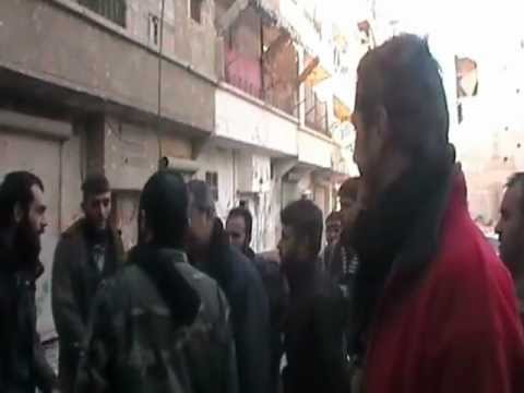 جولة مع العقيد رياض الأسعد وقادة الكتائب في جبهة العامرية في مدينة حلب