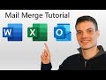How To Mail Merge In Word Excel Outlook
