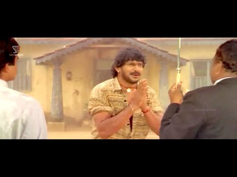 Upendra Begging In Front Of Lawyer To Save His House - Gokarna Kannada Movie